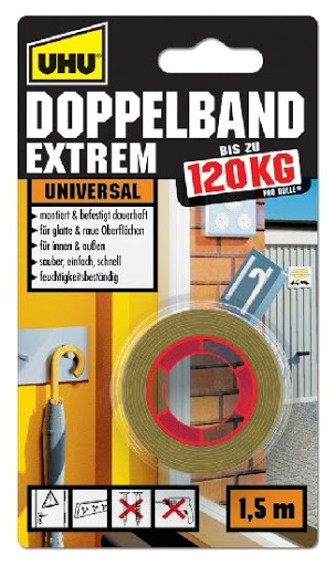 obojstranné a pevné lepiace pásky, korekčné pásky